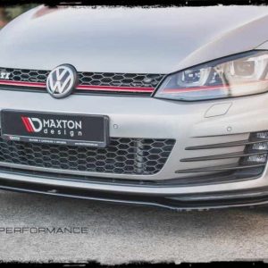 MAXTON LIP DELANTERO V.2 NEGRO BRILLANTE PARA GOLF GTI MK7
