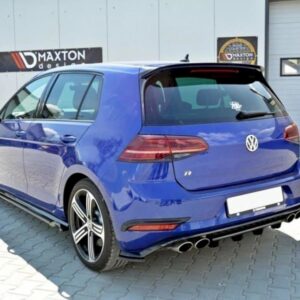 MAXTON DIFUSOR TRASERO PARA GOLF R MK7 NEGRO BRILLANTE