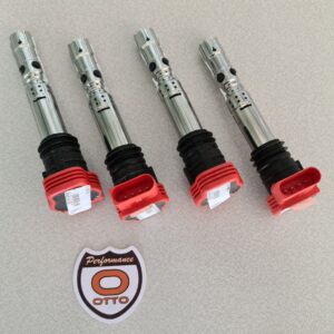 ECS TUNING KIT DE 4 BOBINAS ROJAS CORTAS PARA 1.8T