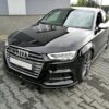 MAXTON LIP DELANTERO V.2 NEGRO BRILLANTE PARA AUDI A3/S3 8V 2017+ - Imagen 2