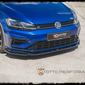 MAXTON LIP DELANTERO V.9 PARA GOLF R MK7 NEGRO BRILLANTE