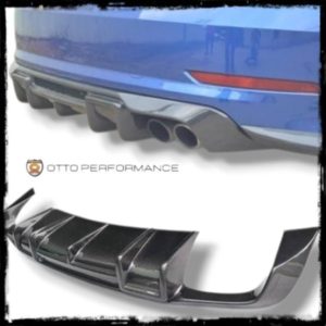 FIBRA DE CARBONO DIFUSOR TRASERO PARA AUDI A3 8V S-LINE S3 8V SEDAN 2014-2016
