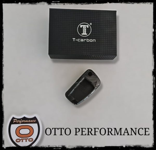 T-CARBON CUBRE LLAVE DE FIBRA DE CARBONO DE 3 BOTONES AUDI - Imagen 4