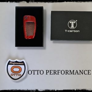T-CARBON CUBRE LLAVE DE FIBRA DE CARBONO DE 3 BOTONES AUDI