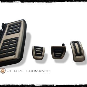 VW Juego De Pedales con posapie Golf Mk7 Trans Manual Acero Cepillado