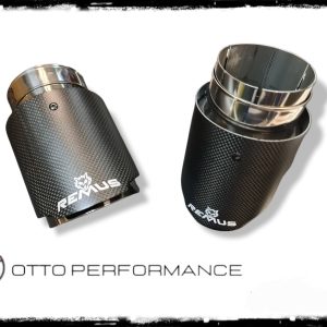 COLILLA UNIVERSAL REDONDA DE FIBRA DE CARBONO CON LOGOTIPO REMUS