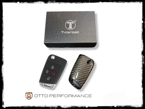 T-CARBON CUBRE LLAVE DE FIBRA DE CARBONO GOLF MK7 GTI - Imagen 2