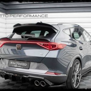 MAXTON ALERON TRASERO INTERMEDIO 3D EN NEGRO BRILLANTE