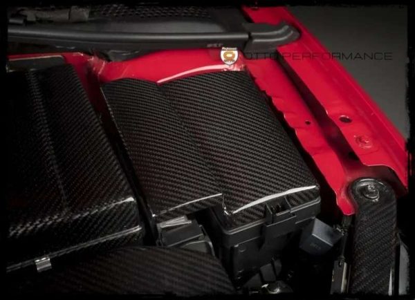 ECS TUNING TAPA PARA CAJA DE FUSIBLES DE FIBRA DE CARBONO MQB