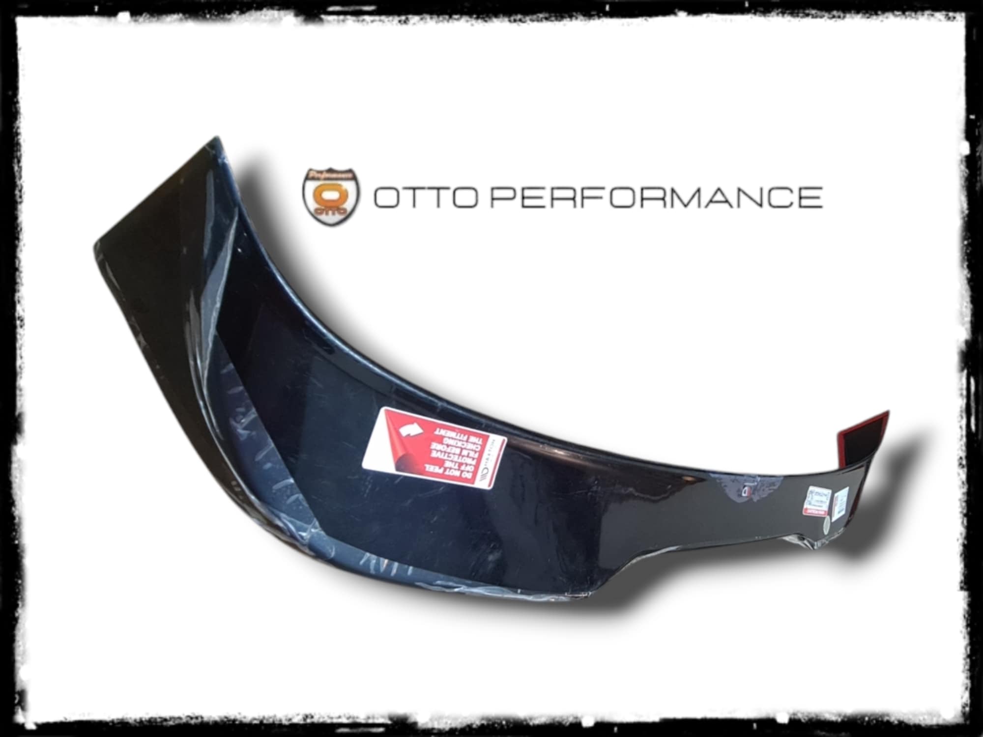 MAXTON ALERON TRASERO 3D EN NEGRO BRILLANTE - Imagen 7