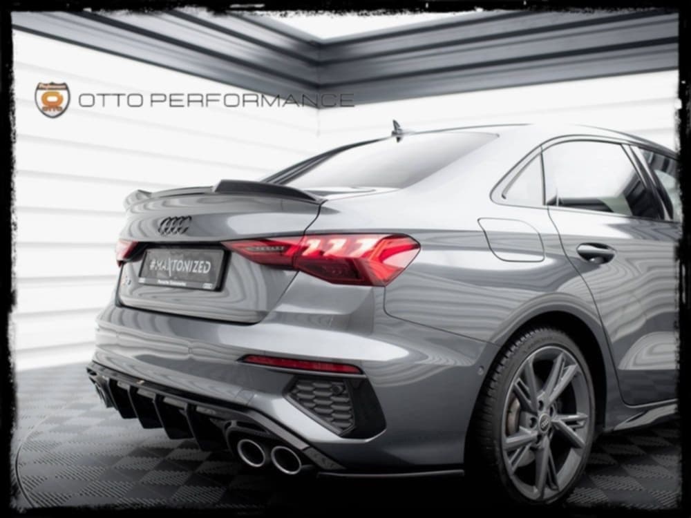 MAXTON ALERON TRASERO 3D EN NEGRO BRILLANTE