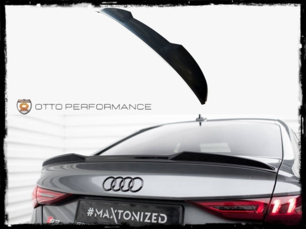 MAXTON ALERON TRASERO 3D EN NEGRO BRILLANTE - Imagen 2