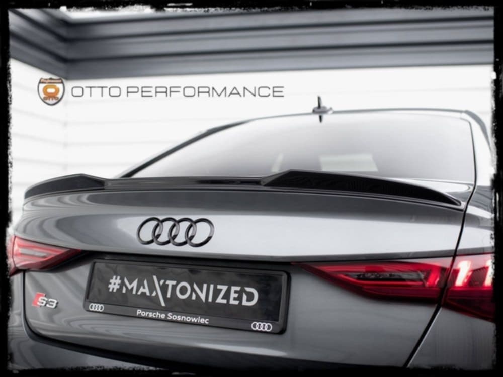 MAXTON ALERON TRASERO 3D EN NEGRO BRILLANTE - Imagen 4