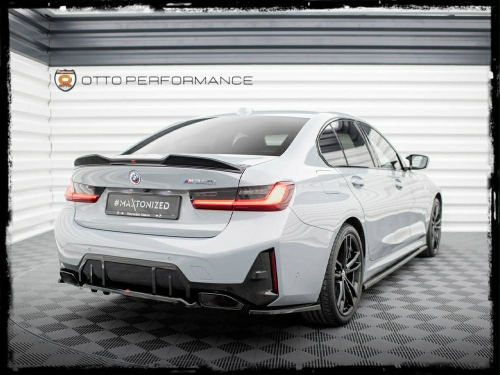 MAXTON ALERON TRASERO 3D EN NEGRO BRILLANTE