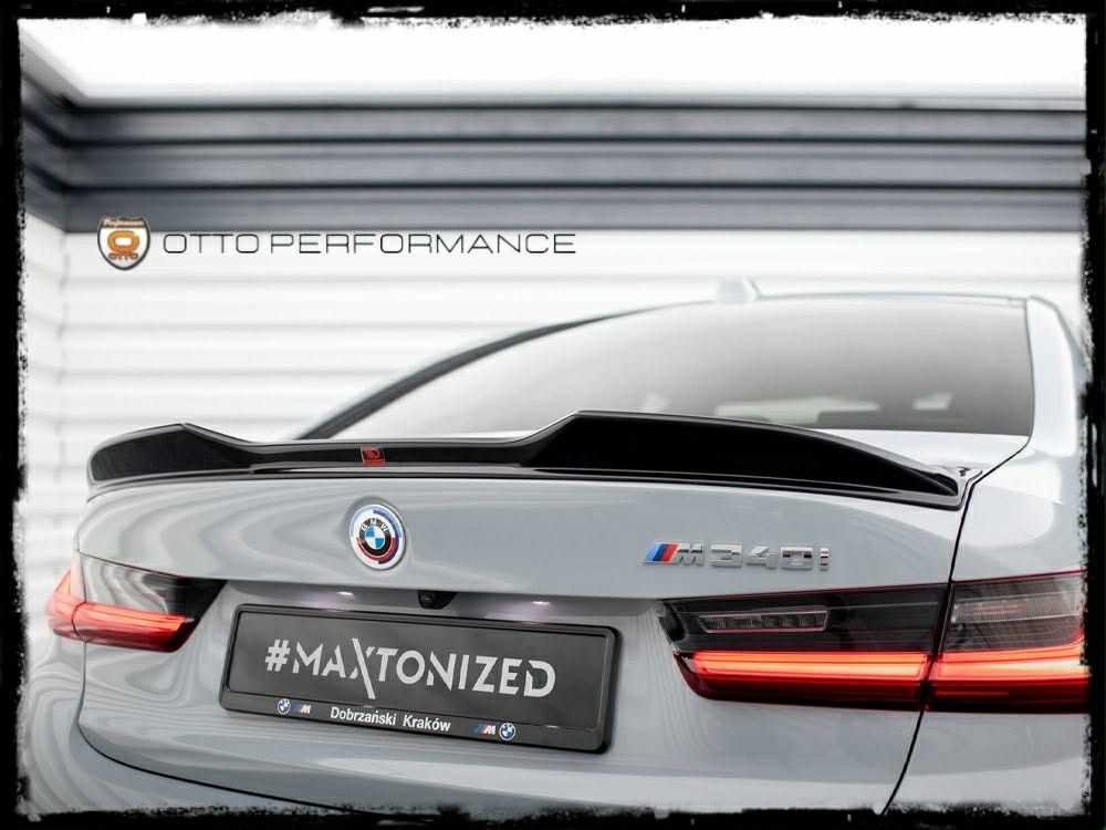 MAXTON ALERON TRASERO 3D EN NEGRO BRILLANTE - Imagen 3