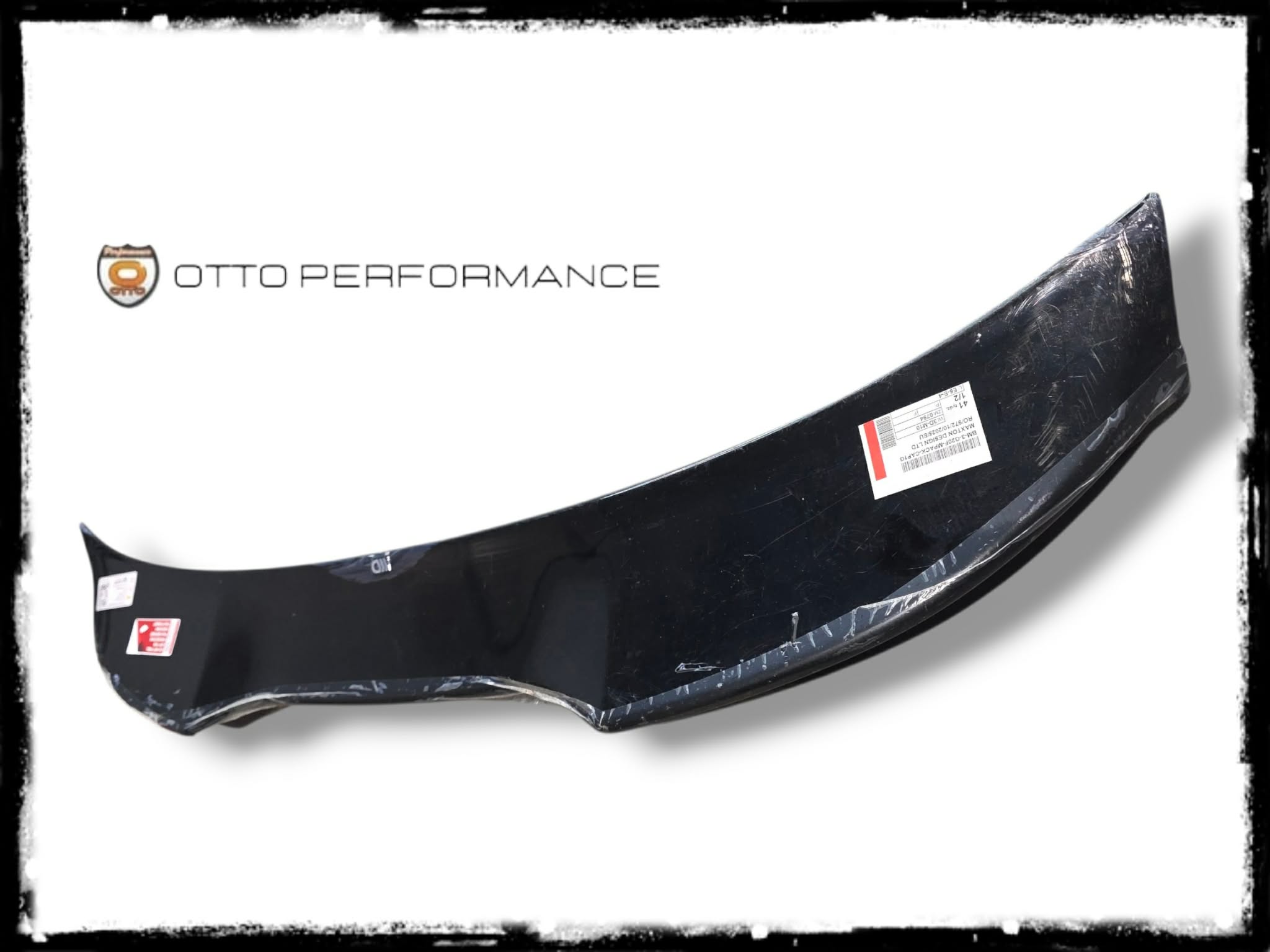 MAXTON ALERON TRASERO 3D EN NEGRO BRILLANTE - Imagen 6