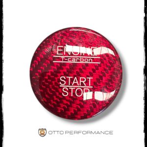 T-CARBON CUBIERTA DE BOTON PARA STAR/STOP EN FIBRA DE CARBONO BMW