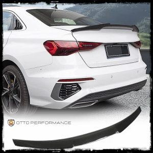 FIBRA DE CARBONO ALERON TRASERO AUDI A3/S3/RS3 8Y SEDAN